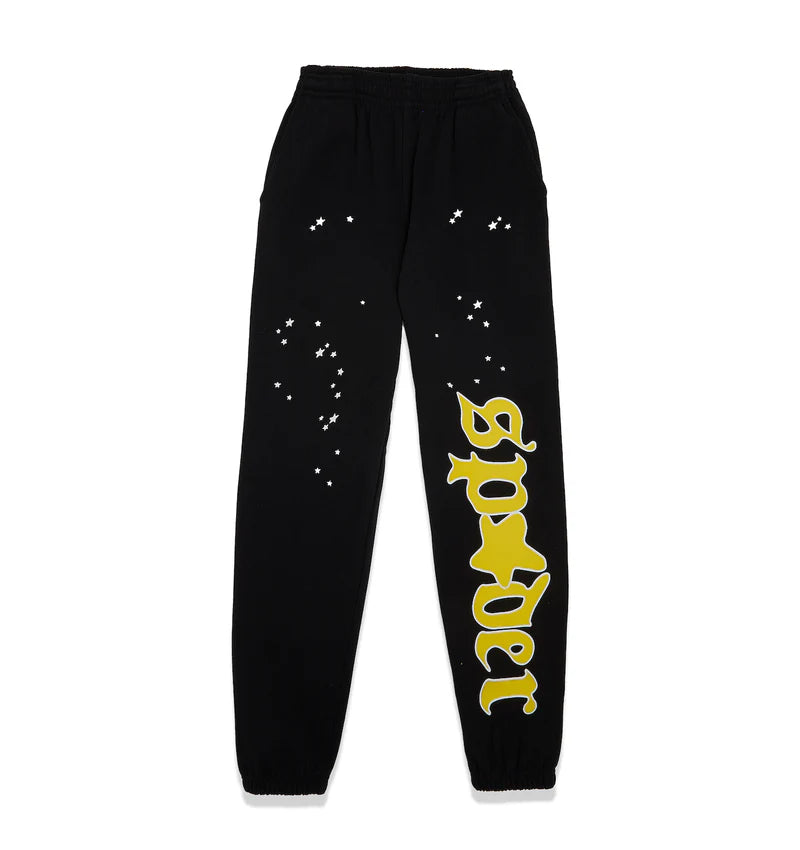 Sp5der Jeffery Sweatpants Black