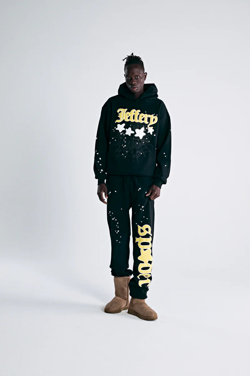 Sp5der Jeffery Hoodie 'Black