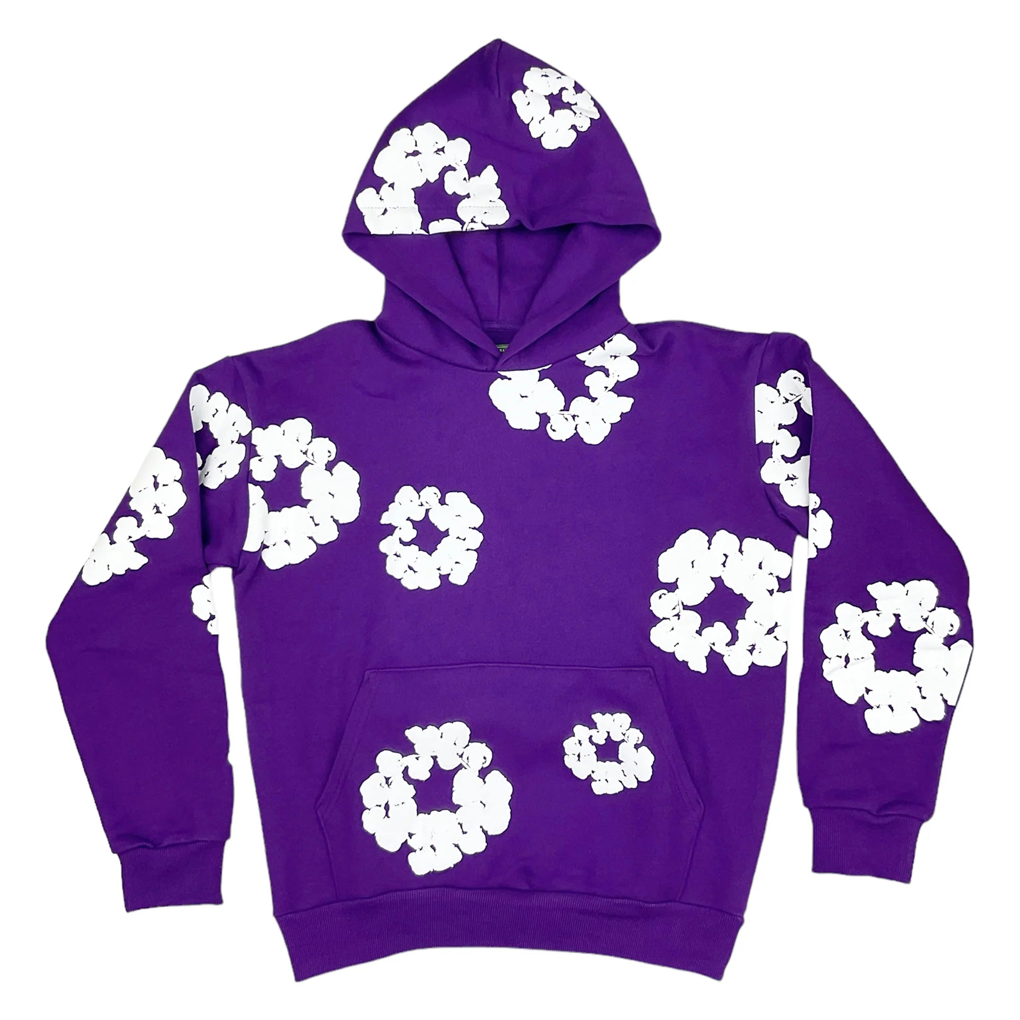 Denim Tears Cotton Wreath Hoodie Purple