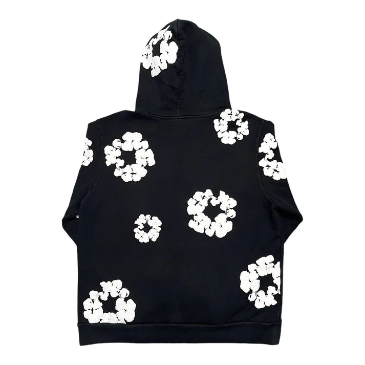 Denim Tears Cotton Wreath Hoodie Black